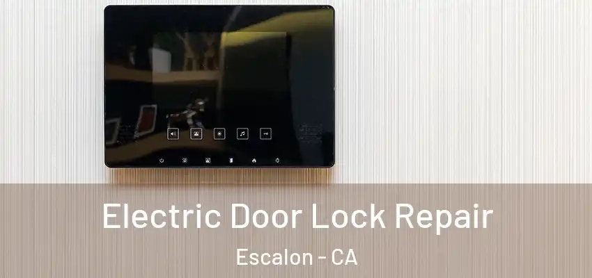 Electric Door Lock Repair Escalon - CA
