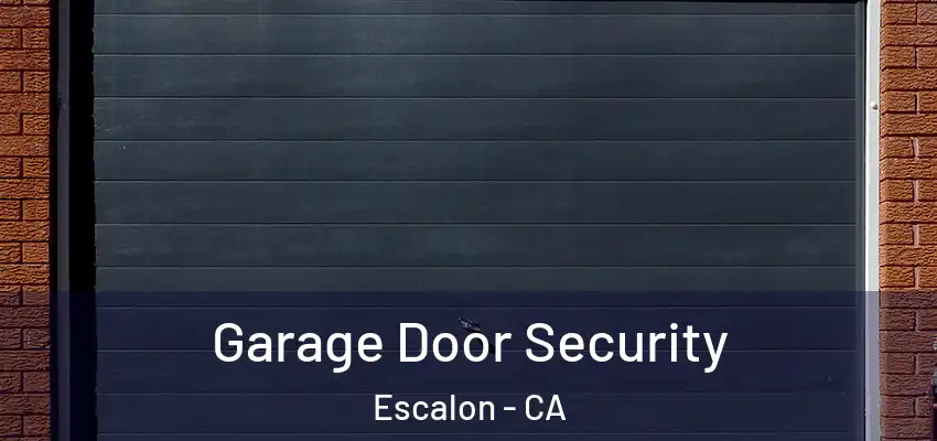 Garage Door Security Escalon - CA